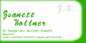 zsanett wollner business card